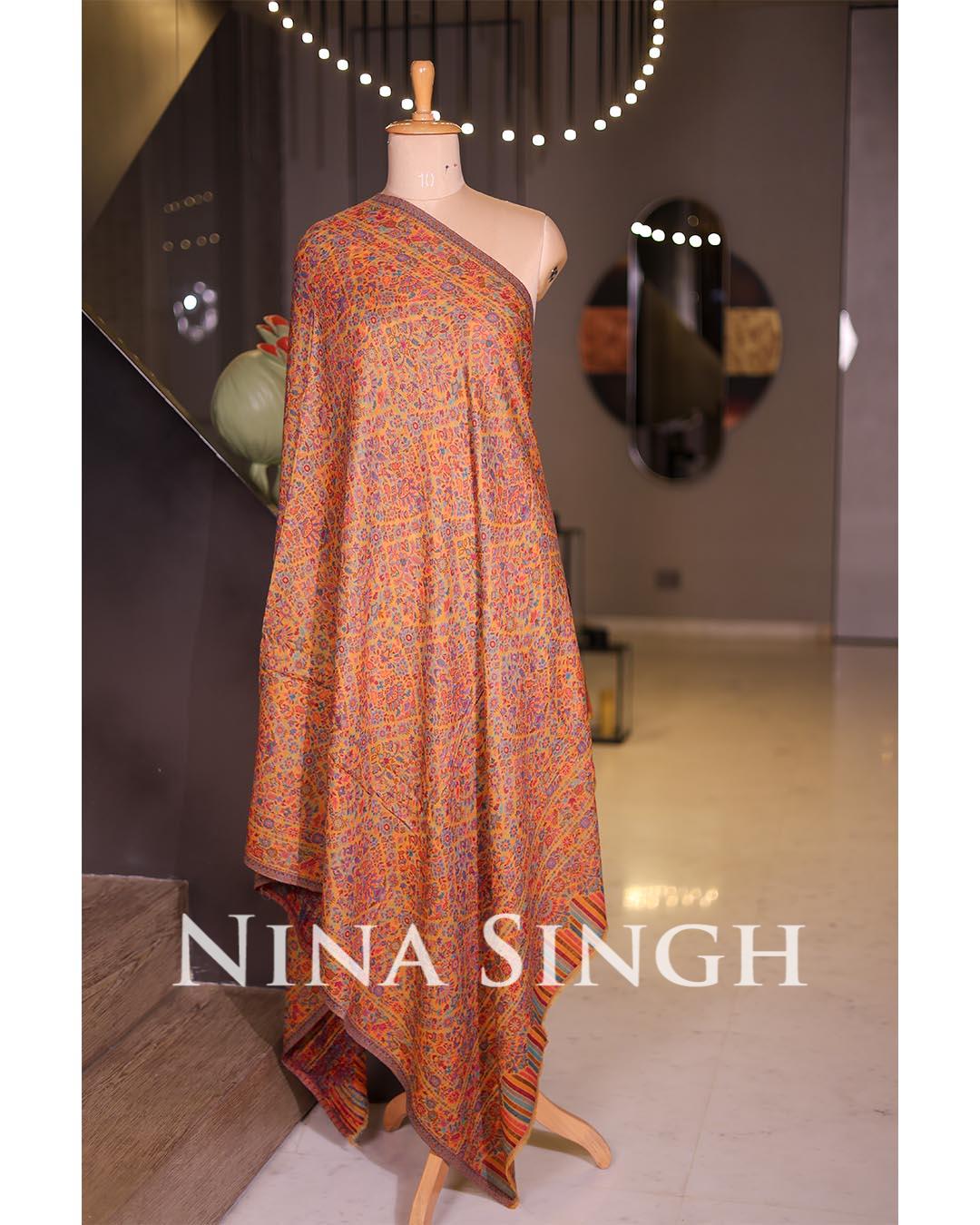 Handwoven Kaani Pashmina Shawl 1